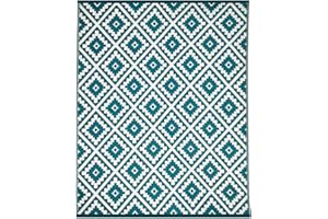 IDMarket - Tapis extérieur Bahamas Bleu Canard 180 x 280 CM