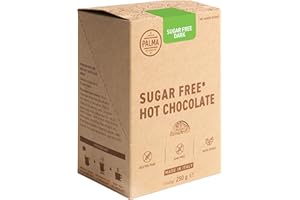 PALMA HOT CHOCOLATE PALMA Italian Hot Chocolate Sachets - Sugar Free Dark Chocolate - No Added Sugar | 250g (10 Servings)