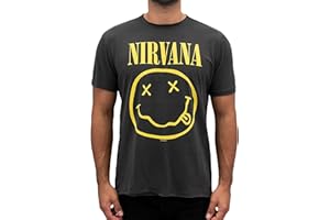 Amplified Nirvana-Smiley T-Shirt Homme