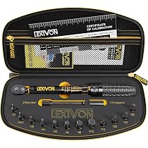 Set Chiave Dinamometrica 15 Pezzi 1/4 - Per Bici E Moto, Precisione ±3%, 2-24 Nm Con Punte