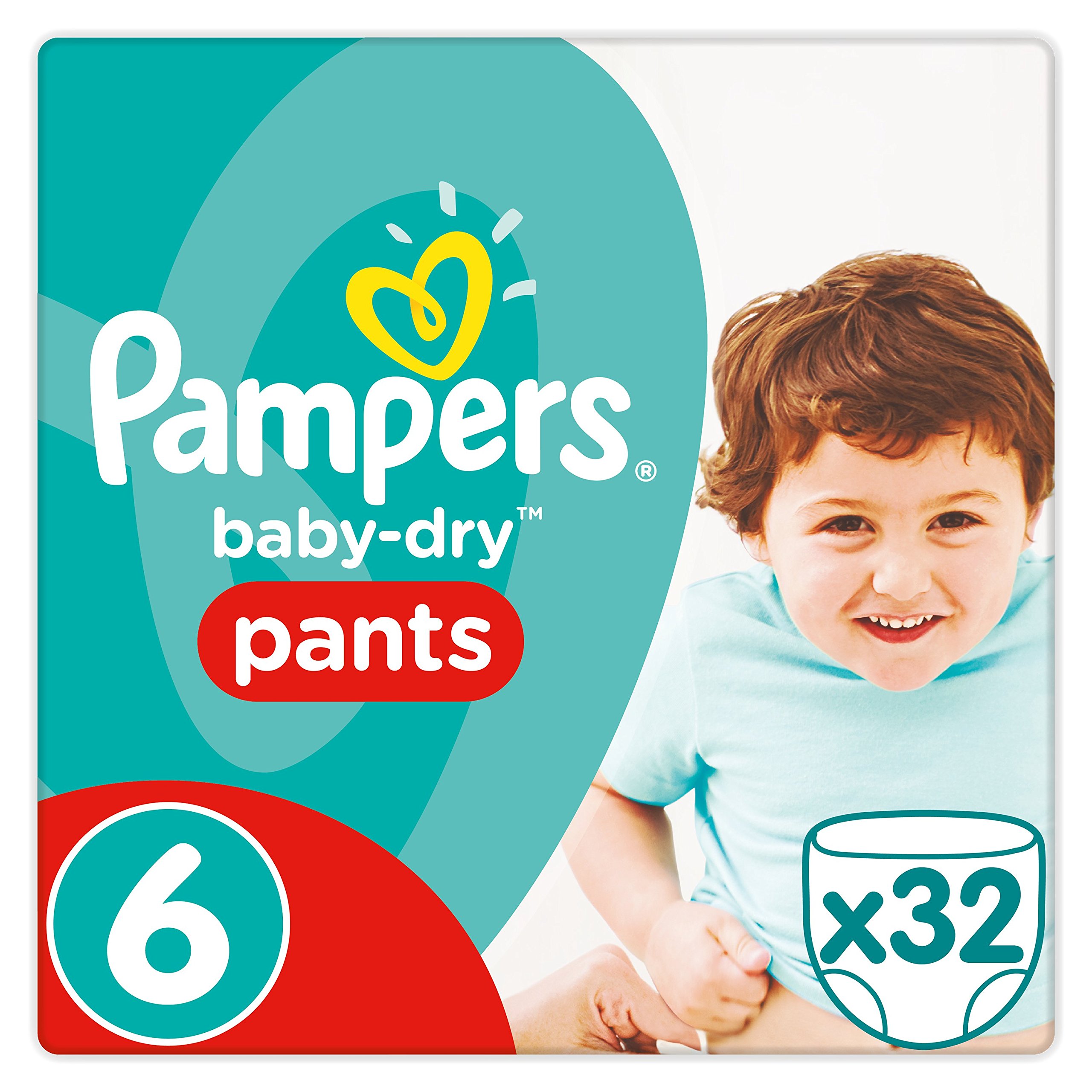 pampers baby dry nappy pants 6