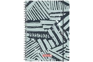 BRUNNEN Schülerkalender „Razzle Dazzle“ 2023/2024 2 Seiten = 1 Woche A5 schwarz/blau