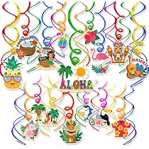 Hawaii Party Dekoration Set – 40-teilige Hängedeko Mit Palmen & Flamingos Für Luau & Sommerfest