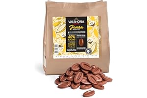 ‎VALRHONA VALRHONA - Sack 1 kg Jivara 40% - Milchschokolade - Sack Bohnen - 1kg