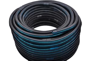 Pool-Profi24.de 1,5m Pool-Schlauch 38mm Durchmesser | Schwimmschlauch UV-beständig zum Absaugen (Schwarz)