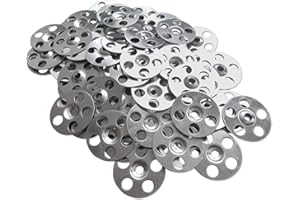 Thermopanel 36mm Stainless Steel Washers for Tile Backerboard - Pack of 100 Tile Backerboard Washers to Fix Marmox, Wedi Type Insulation Boards to Floors and Walls, 100 of Pack