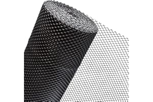 HaGa® Maulwurfgitter - 1,5 m Breite - Meterware - Schwarz - Schutz vor Maulwürfen - 15 mm Maschenbreite