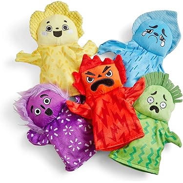 Marionnette à Main Chat En Peluche – Jouet Interactif Pour Enfants, Stimulation Imagination Et Coordination