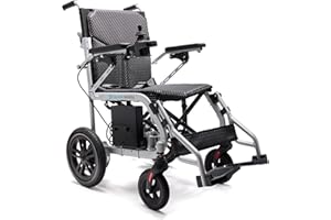 Discover Mobility Air Lite Electric Wheelchair Lightweight Powerchair 19.3KG (Silver)