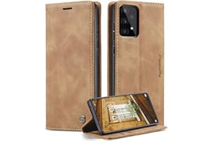 CaseMe Funda para Samsung Galaxy A53 5G Carcasa PU Cuero Flip Magnético Protección Fundas Móvil de Tapa Libro para Samsung Galaxy A53 5G - Marrón