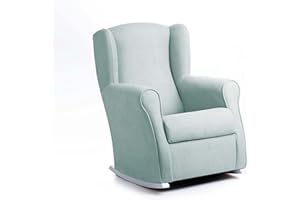 Gasten a gusto SILLONEA- Mecedora Lactancia para Dar el Pecho. tamaño reducido (Verde Agua)