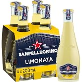 San Pellegrino Limon Aromalı Gazlı İ&ccedil;ecek Cam Şişe 4x200 ml