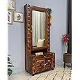 Wood Vestal Woodvestal Sheesham Wood Dressing Table - Wooden Niwars Design | Wooden Dressing Table | Sheesham Wood | Bedroom Furniture, Brown