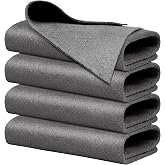 Loiluliy Magic Cleaning Cloth, 4 Pieces Reusable Microfibre Balletas 30 x 40 cm Suitable for Cleaning Glasses, Cars, Kitchens