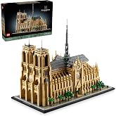 LEGO Architecture Notre Dame Katedrali 21061 | Yetişkinler i&ccedil;in İsim Levhası İ&ccedil;eren Dekoratif Model Yapım Seti, Hediye Fikri 