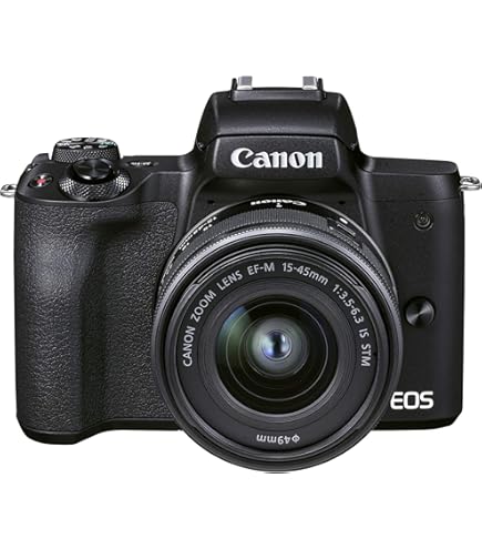 Canon EOS M6 Mark II + EF-M 15-45mm IS STM + EVF-DC2 Black: Amazon