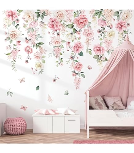 Muursticker kinderen - Muurstickers kinderkamer - Unicorn - Quotes - Roze - I was born
