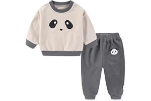 Gajaous 2PCS Toddler Pullover Sweatshirt+Jogging trousers Sets, Baby Boy Clothes Outfits Casual Tracksuit