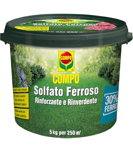 Solfato Di Ferro Granulare Ironsoil 25 Kg - Concime Per Orto, Prato E Giardino Contro Clorosi - Foto 2