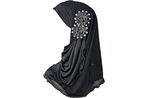 Yaqeen Girls Hijab 1-7 yrs Children Scarf islamic Headscarf Instant Kids Ideal for nursery, Party, madrassa