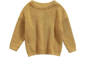 L&ieserram Baby Girl Boy Knitted Jumper Sweater Newborn Kids Long Sleeve Knitwear Toddler Casual Top Clothes Children's Pullover Outfit Autumn Winter 0-5 Years