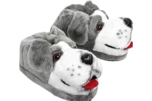Sleeper'z - Perro Pastor - Zapatillas de casa Animales Originales y Divertidas - Adultos y Niños - Hombre y Mujer