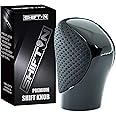 SHIFTIN Gear Shift Knob Shifter for Lexus ES GS GX is NX RC RX 200t 300 350 3450h 450hL 350L (Black Leather/Piano Black)