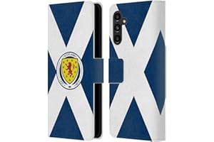Head Case Designs Officially Licensed Scotland National Football Team Scotland Flag Logo 2 Leather Book Wallet Case Cover Compatible With Samsung Galaxy A13 5G (2021)