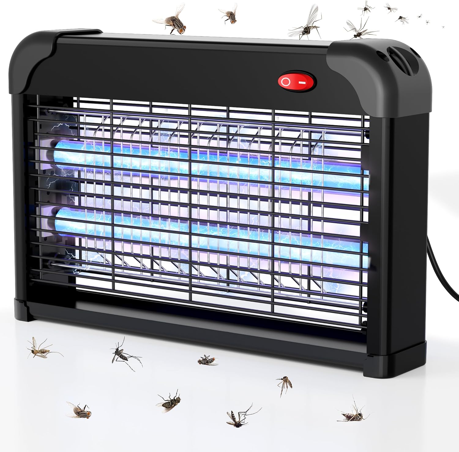 LioTresk Electric Fly Zapper, Mosquito Killer for Home Use, Powerful 4200V Bug Zapper with 20W UV Light, Safe & Silent Fly Control for Indoor Outdoor
