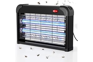 LioTresk Electric Fly Zapper, Mosquito Killer for Home Use, Powerful 4200V Bug Zapper with 20W UV Light, Safe & Silent Fly Control for Indoor Outdoor
