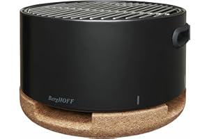 BergHOFF Barbecue Nomade de Table Noir 2415601 Noir 35 x 35 x 22 cm