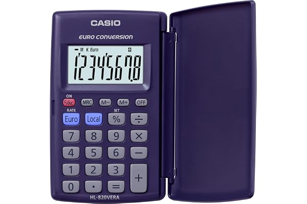 Casio HL-820VERA Calculatrice 8 Chiffres