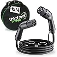 Third Rock Energy Type 2 to Type 2 EV charging cable MODE 3-15 METRE - Single Phase 7.4kW, 32A - FREE EV Cable Bag