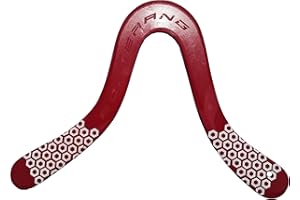 COLORADO BOOMERANGS Manu Pro Red Boomerang - for Kids 8-80! A Great Molded Boomerang Design by World Champion Manuel Schuetz!