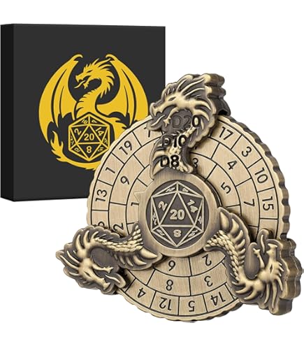 ManChDa Mini DND Cube Steampunk Dragon Boîtier De Montre De