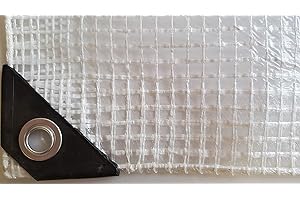 COSTWISE GROUP 100G/M BRAIDED, CLEAR TARPAULIN (2X3M)