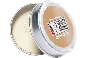 Barber Mind - Iron Clay Cera per Capelli 100ml - Cera Capelli Uomo con Formulazione all'Argilla di Ferro per un Look Audace e Duraturo - Made in Italy