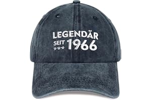 Jeasona Geburtstagsgeschenke Baseballkappe für Männer Legendär Cap Einheitsgröße