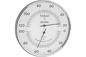 TFA Dostmann Analogowy termohigrometr sauny, pomiar temperatury/wilgotności powietrza