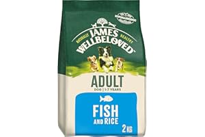 James Wellbeloved Adult Fish & Rice 2 kg Bag, Hypoallergenic Dry Dog Food