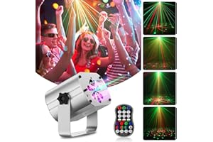 PROPULSION LIFE Luce da Discoteca Pile Ricaricabili, Sfera da Discoteca con Batteria, Luci a LED per Feste con Controllo Musicale, cavo USB RGB,Luce Stroboscopica,Luce da DJ per Feste,Bar,Halloween,Natale，Argento