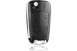 FINTERRY Obudowa Kluczyka Samochodowego do Opel – Etui 2 Przyciski z Mechanizmem Składanym do Opel Corsa D Astra H Vectra C Tigra B Zafira B Signum Combo Meriva A Antara – Obudowa Zamienna