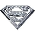 Elektroplate Officially Licensed DC Comics Superman Crystal Chrome All Metal Emblem for Cars, Trucks, and All Auto | Universal Fit at 4.2" x 3.0" | Weatherproof