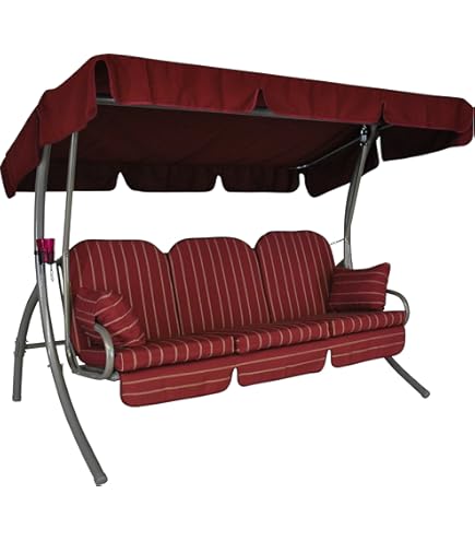 Angerer Hollywoodschaukel Royal - Made In Germany 3-Sitzer Grau