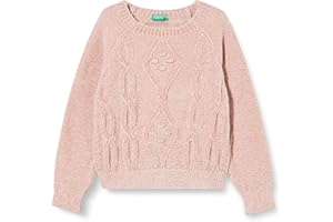 United Colors of Benetton Maglia Girocollo Manica Lunga Bambine e Ragazze