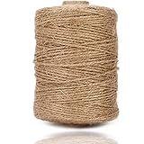 Juteschnur 50 m Bastelschnur für Garten - Dekoration & Basteln - Gartenschnur Jute Schnur Kordel Kordelband braun