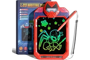 Kssvzz Spider LCD Tablette Dessin Enfant, 10'' Ardoise Magique Effaçable avec Verrouillage, Educatif Jouet Garcon Fille 4 5 6 7 8 9 10 Ans, Cadeau Enfant 3-12 Ans pour Noël Anniversaire et Pâques