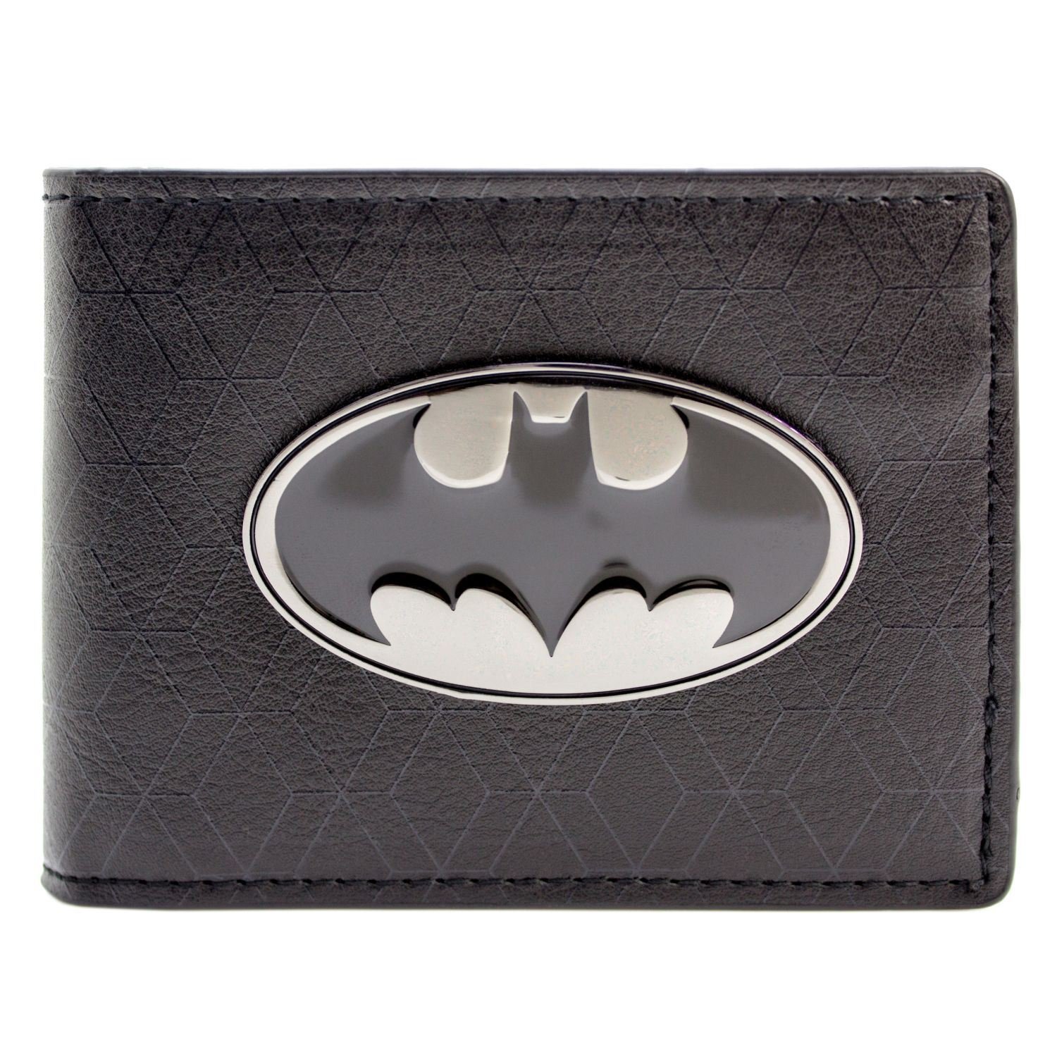 DC-Comics-Batman-Bat-Symbol-Badge-Schwarz-Portemonnaie-Geldbrse