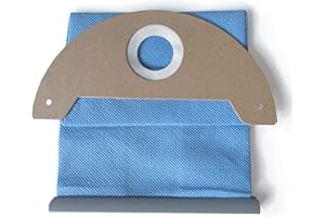 MI:KA:FI Bolsa de filtro reutilizable | para Kärcher Aspiradora en seco y húmedo | MV2 + WD2 + WD2.200 + A2003 + A2004 + A2014 + A2024 + A2054 | como Kärcher 6.904-322.0 / KFI22