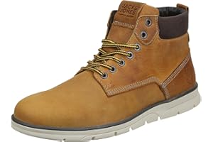 JACK & JONES JFWTUBAR LEATHER HONEY - Botki. Mężczyźni
